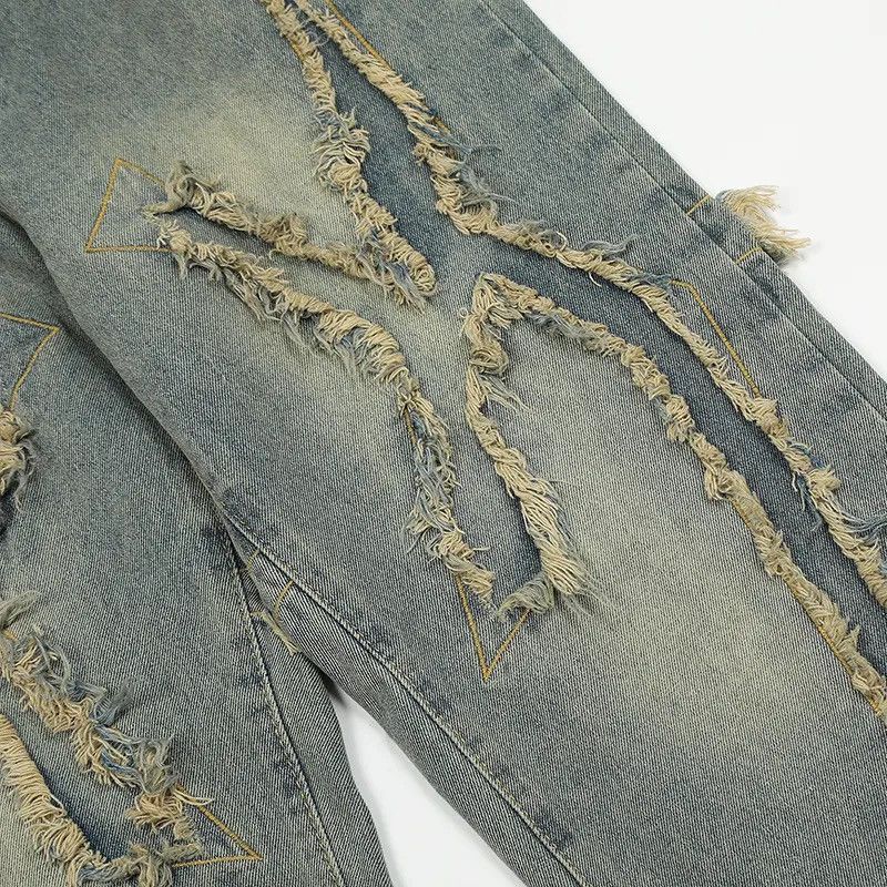 Japanese Brand × Jean Washing Vintage Raw Jeans Hip Hop Retro Style y2k Size US 32 / EU 48 - 6 Thumbnail