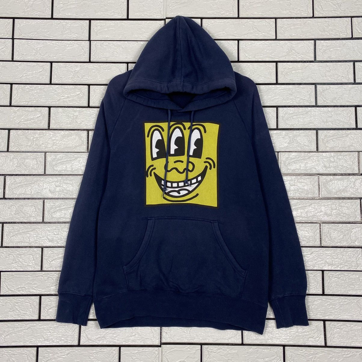 Japanese Brand 📌Vintage Hoodie Keith Harring Big Logo Size US L / EU 52-54 / 3 - 2 Thumbnail