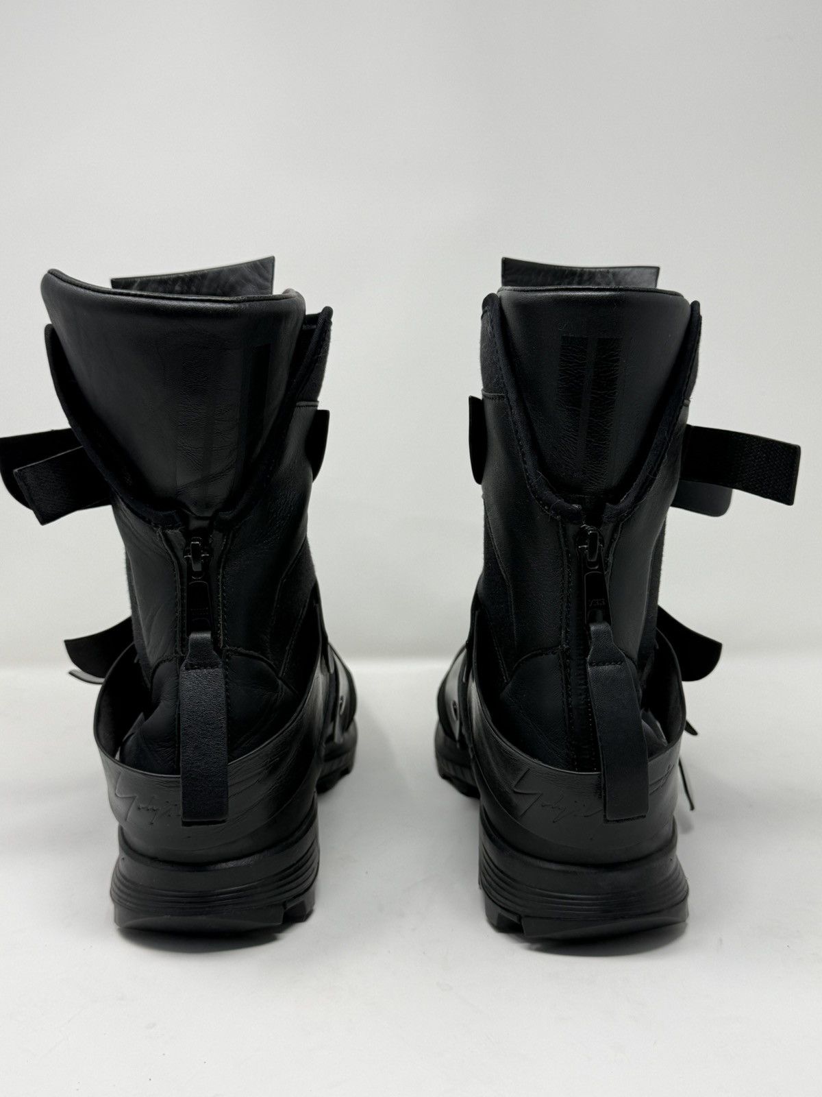 Yohji Yamamoto Yohji Yamamoto AW17 leather and neoprene boots Size US 10 / EU 43 - 10 Thumbnail