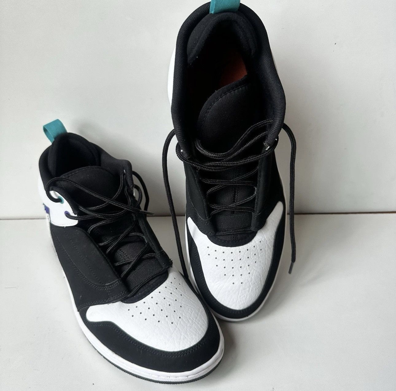 Nike Nike Men's Jordan Fadeaway Black & White Turbo Green Sz 10.5 Size US 10.5 / EU 43-44 - 11 Thumbnail