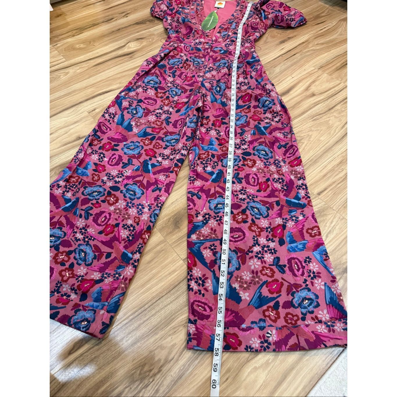 Farm Rio Farm Rio NWT no belt floral jumpsuit sz S Size US 26 / EU 42 - 10 Thumbnail