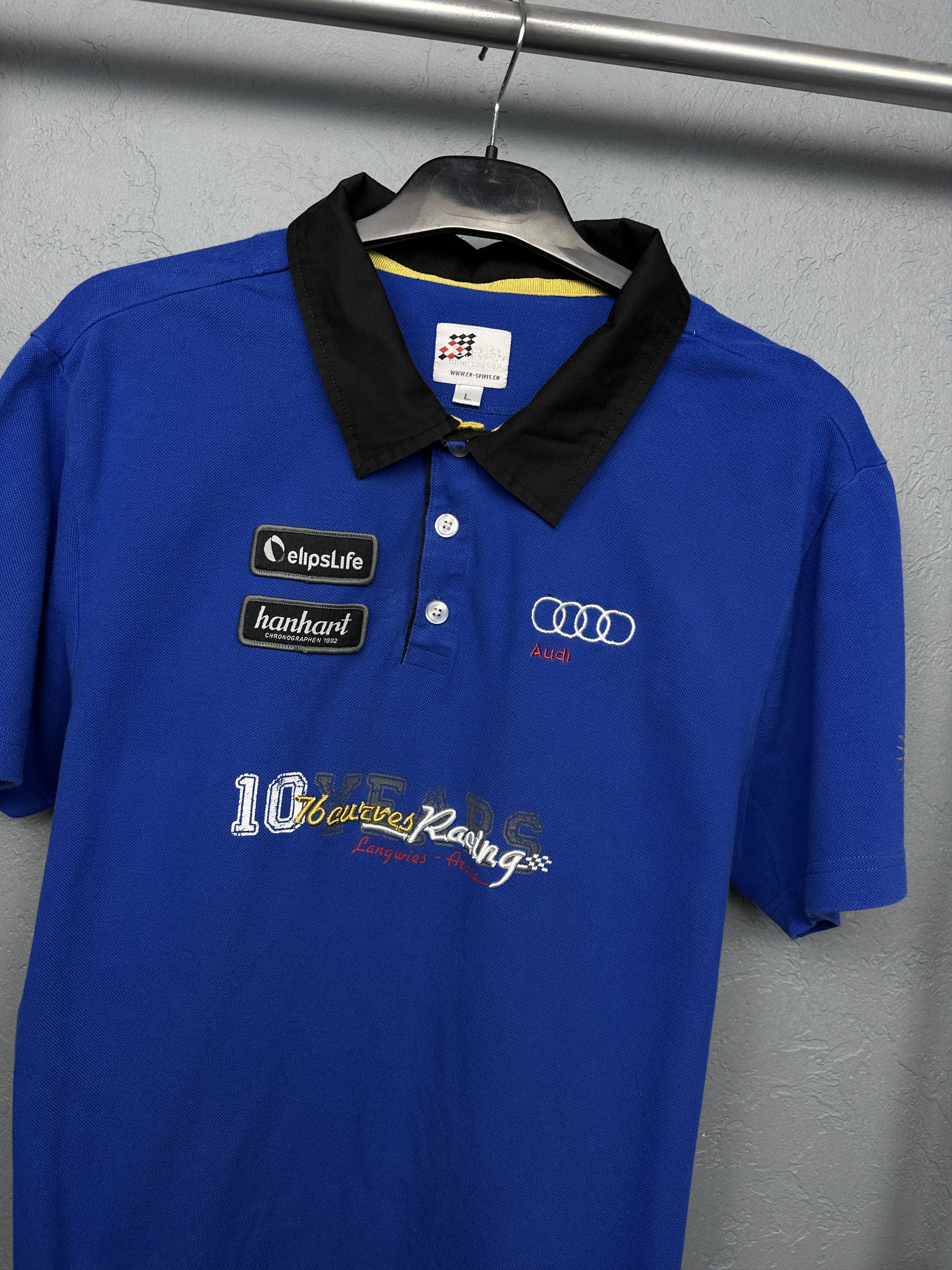 Audi Audi Racing Team Vintage Mens Polo Shirt Size US L / EU 52-54 / 3 - 2 Thumbnail