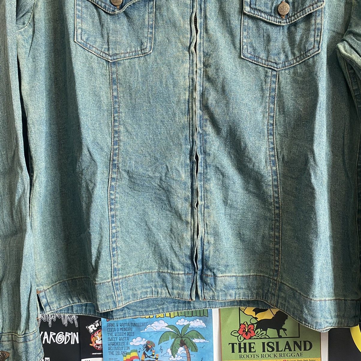 Vintage Vintage PH Classic Japanese Zipped Up Denim Jacket Size L / US 10 / IT 46 - 3 Thumbnail