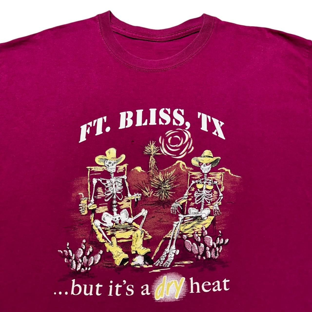 Hanes × Vintage Y2K It’s a Dry Heat Skeleton Texas T-Shirt Size US L / EU 52-54 / 3 - 3 Thumbnail