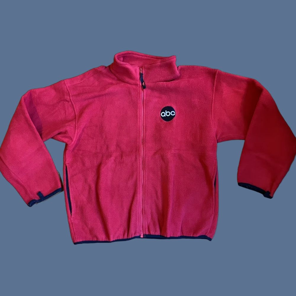 Vintage VINTAGE ABC TV WPLJ Full Zip Fleece Men's XL Red 90s Sweatshirt Polarfleece Sierra Sport Size US XL / EU 56 / 4 - 1 Thumbnail