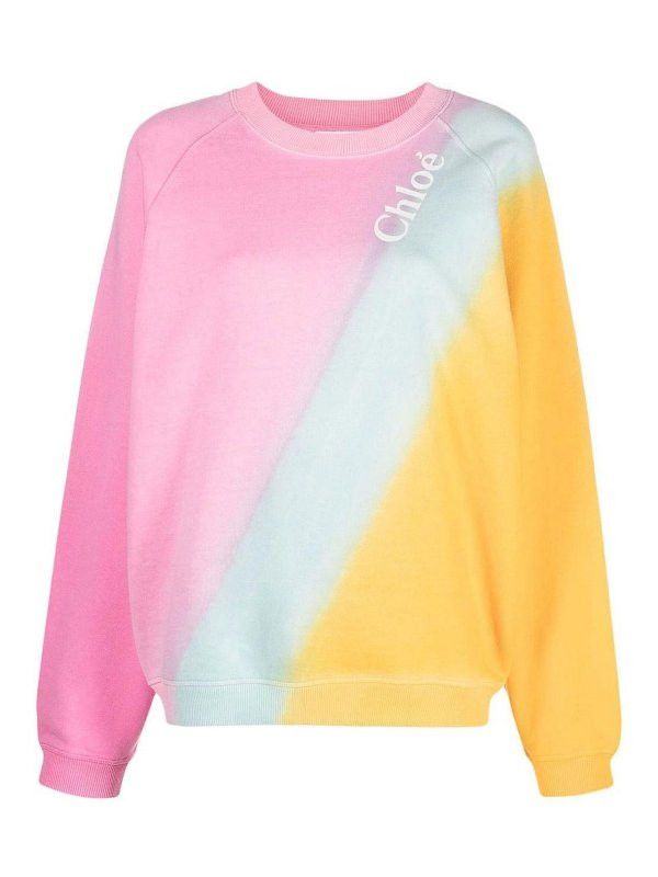 Chloe o1loc1c0425 CHC23 Sweatshirt in Multicolor Size L / US 10 / IT 46 - 1 Thumbnail