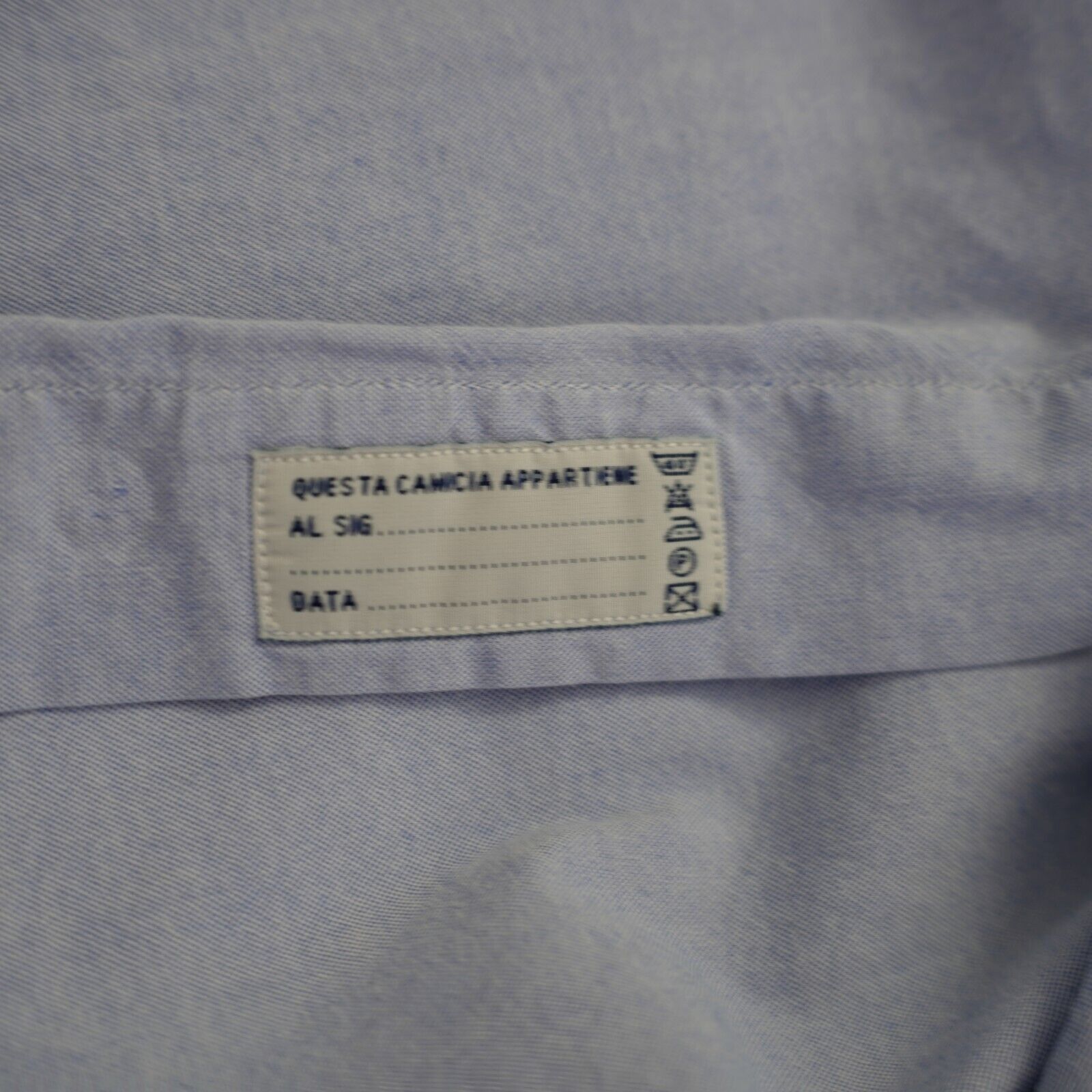 Designer DAMAGED Camicissima Slim Blue 45-18 Collared Dress Shirt Size US XXL / EU 58 / 5 - 10 Thumbnail