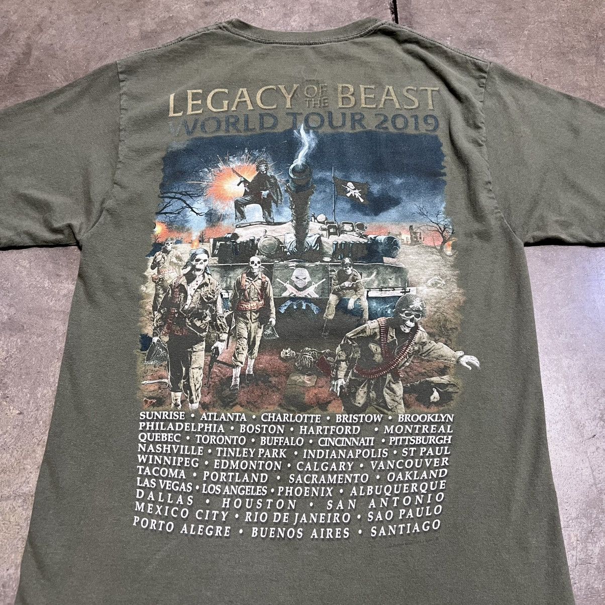 Band Tees Iron Maiden Aces High Band Tee 2019 Legacy of Beast Tour Size US M / EU 48-50 / 2 - 8 Thumbnail