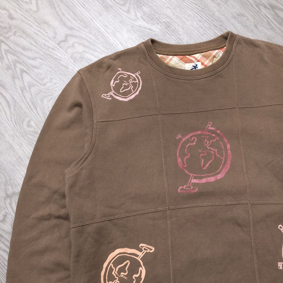 Issey Miyake Vintage Issey Miyake Hai Sporting Gear Brown Crewneck Size US L / EU 52-54 / 3 - 3 Thumbnail