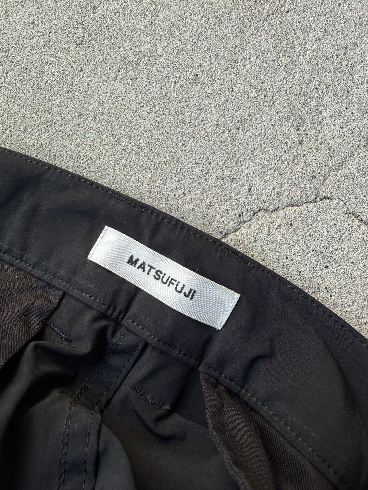 Other MATSUFUJI 24AW Black Multi-Zip Cargo Pants Size US 30 / EU 46 - 10 Thumbnail