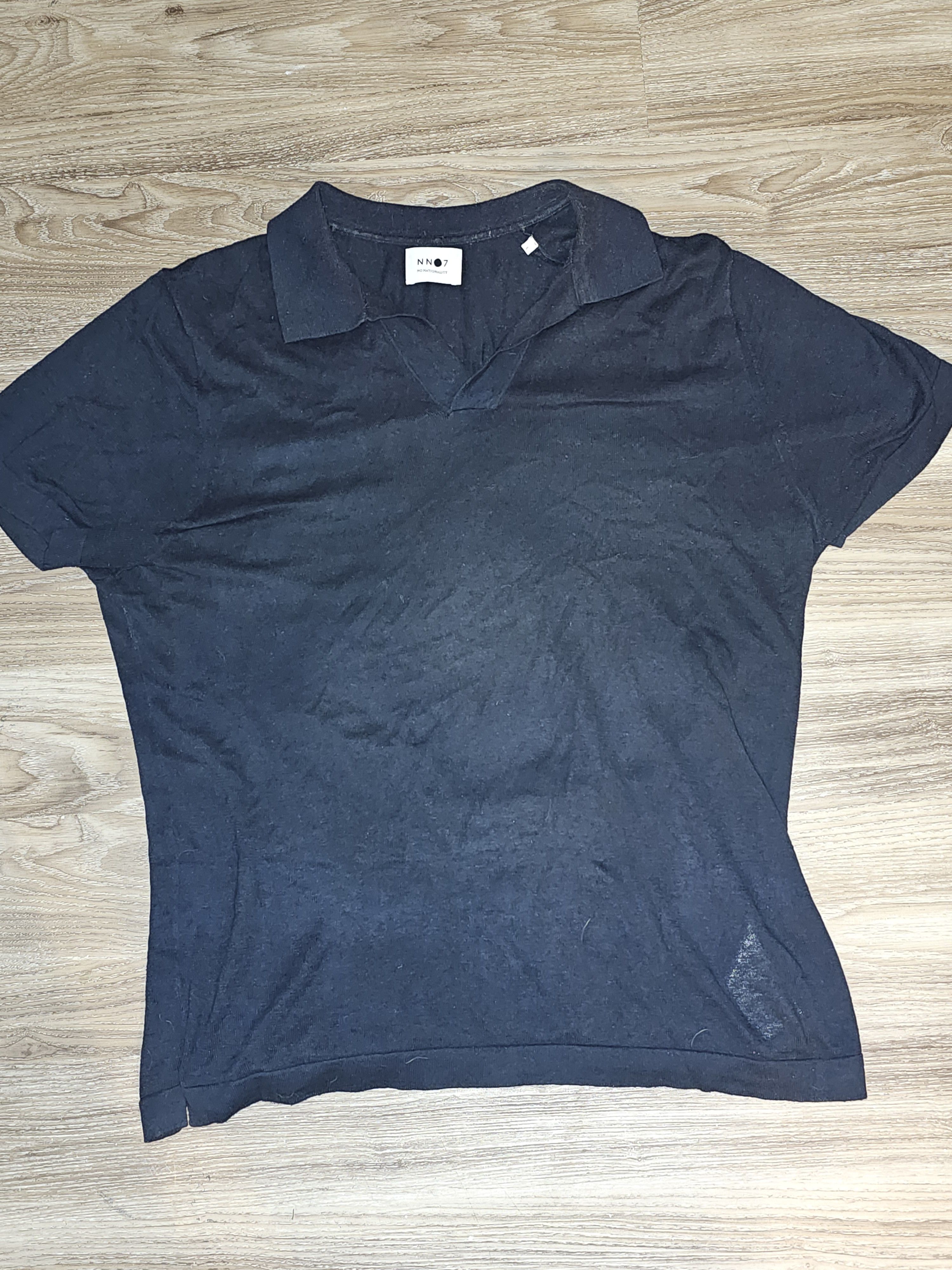 NN07 NN07 Ryan Cotton Linen Johnny Collar Polo (MSRP $185) Size US L / EU 52-54 / 3 - 3 Thumbnail