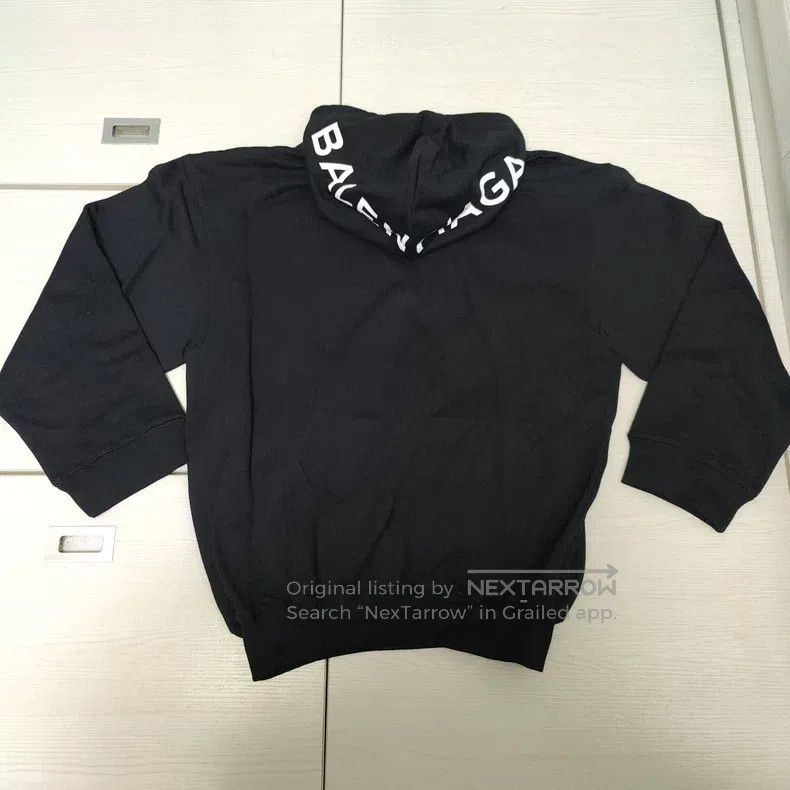 Balenciaga Balenciaga Hooded Letter Sweatshirt Size US S / EU 44-46 / 1 - 1 Thumbnail