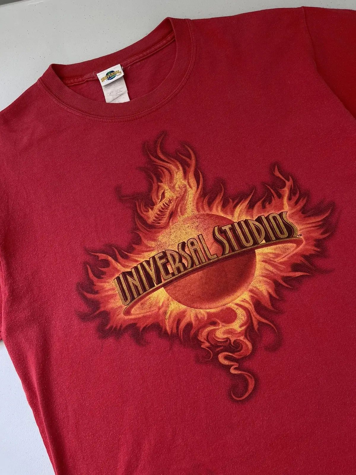 Universal Studios Vintage 90s Universal Studios Orlando Tee Flame Size US M / EU 48-50 / 2 - 4 Thumbnail