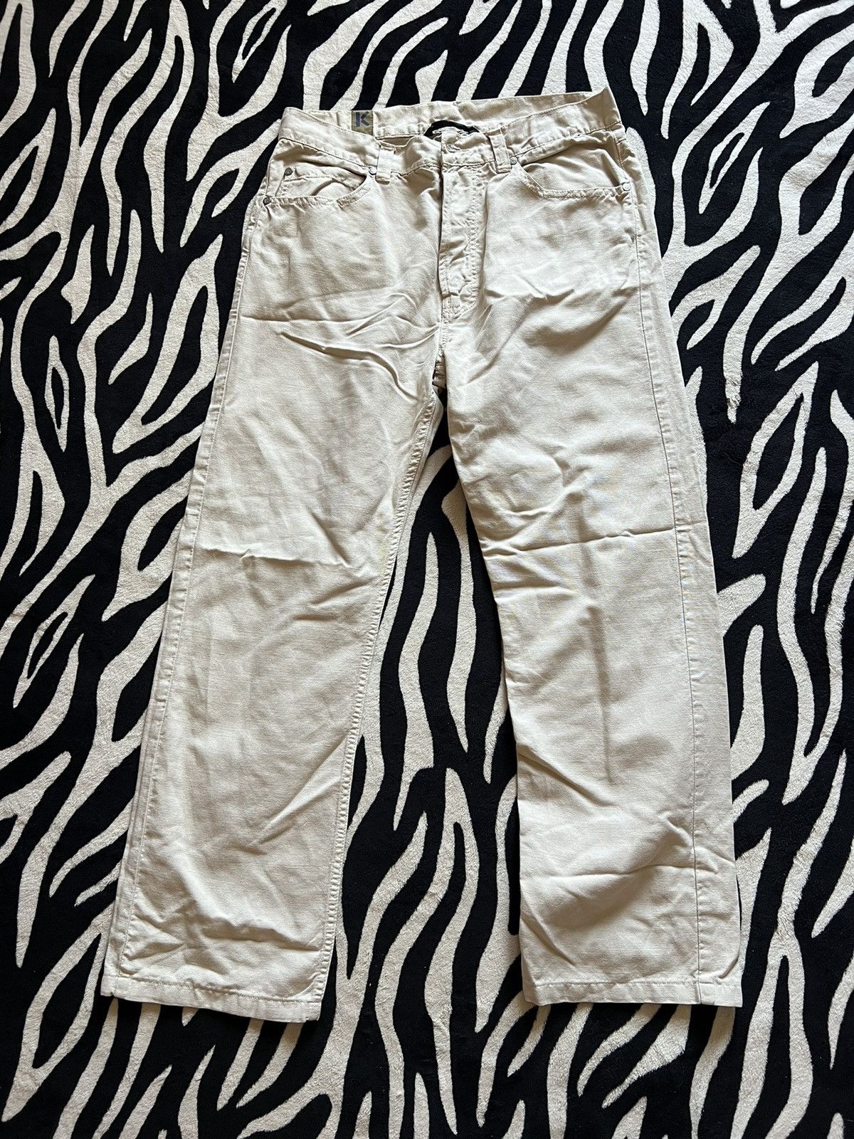 Kenzo × Vintage Kenzo homme linen pants vintage Size US 34 / EU 50 - 3 Thumbnail