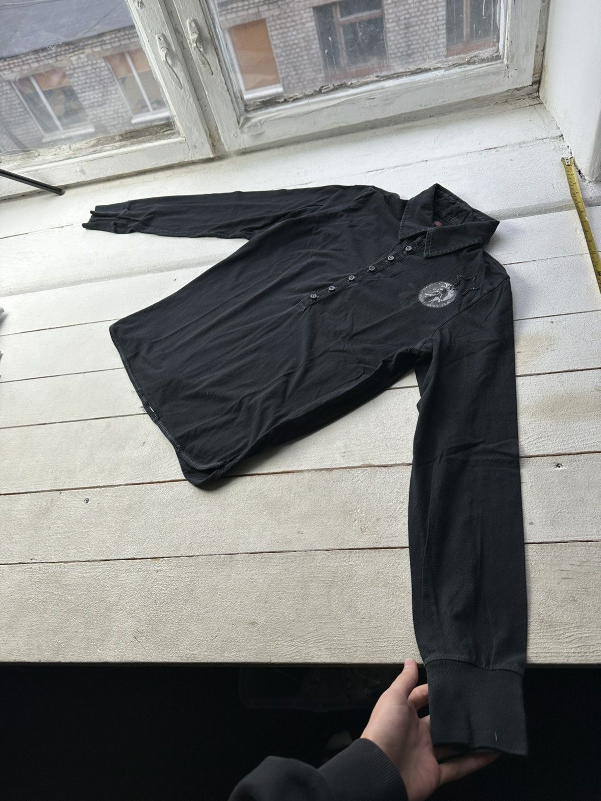 Diesel 🚨VNTG Diesel Avant-garde POLO Shirt 90s very rare Streetwear Size US M / EU 48-50 / 2 - 2 Thumbnail