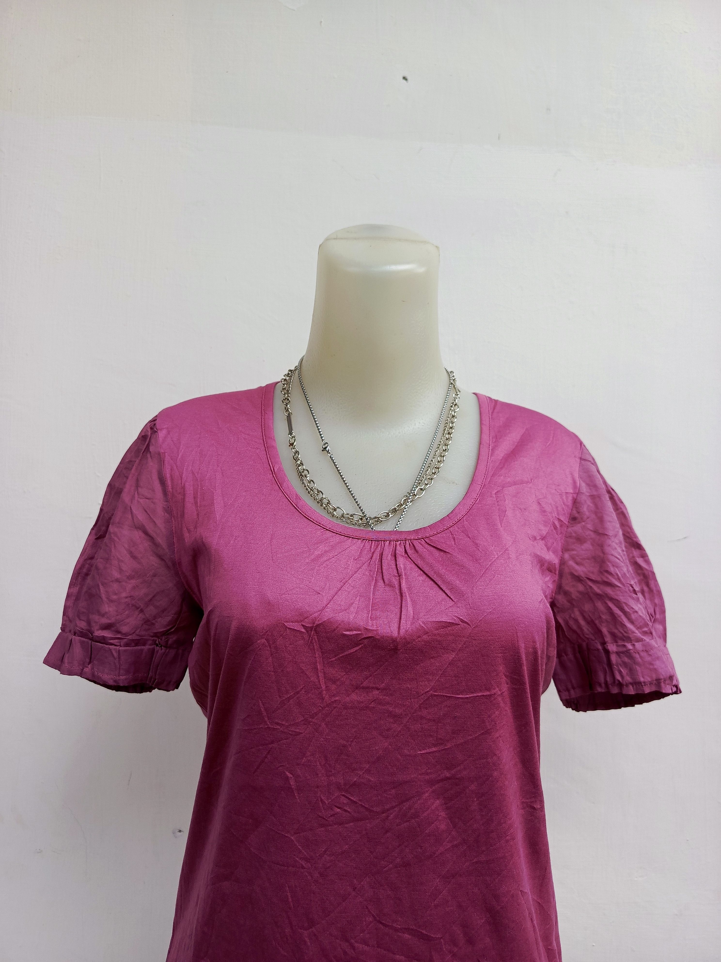 Burberry Burberry London Plain Violet Tee Size S / US 4 / IT 40 - 2 Thumbnail