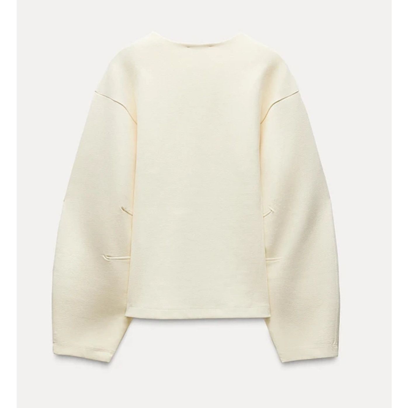 Zara Nwt- Zara- FITTED INTERLOCK TOP-M Size M / US 6-8 / IT 42-44 - 2 Thumbnail