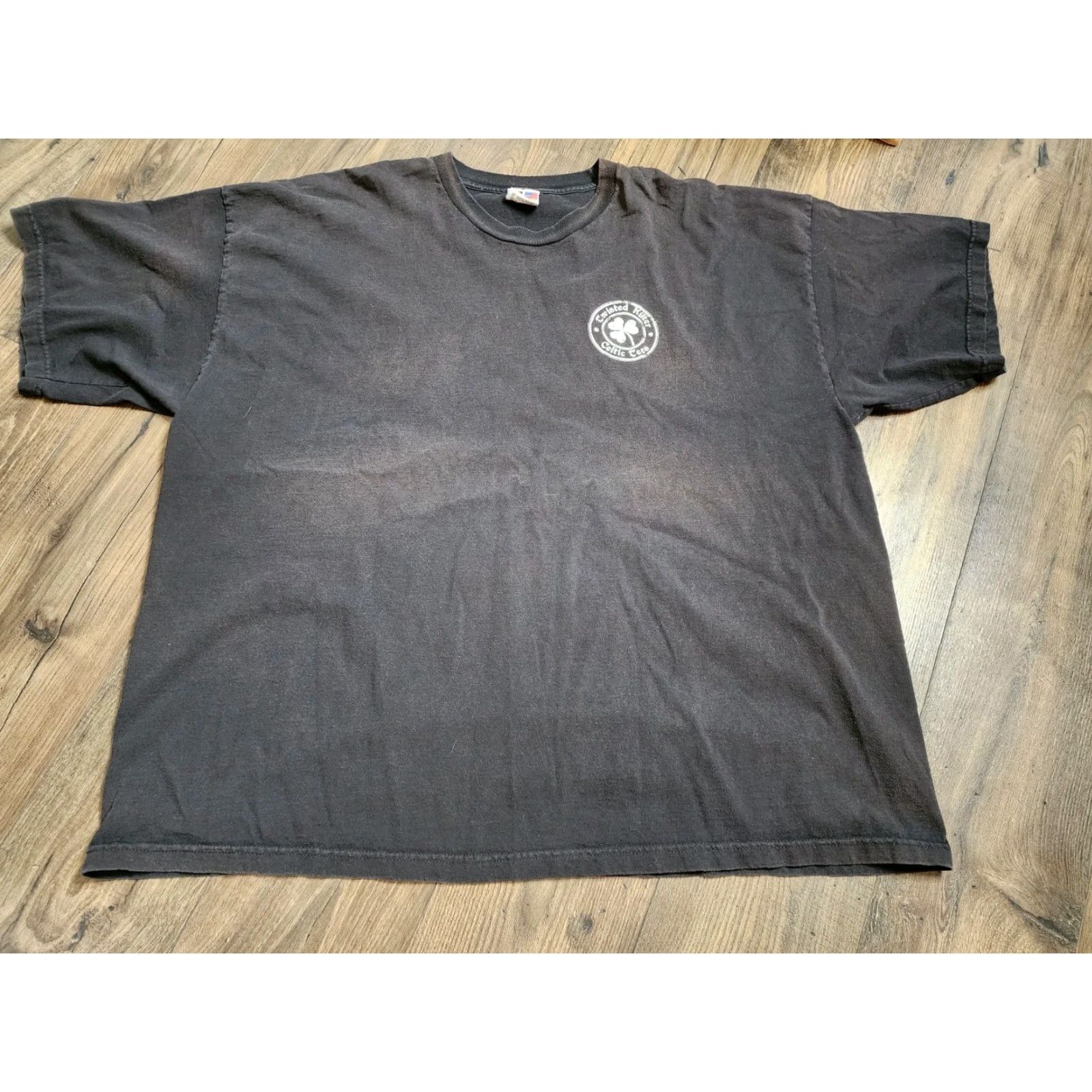 Doublet VINTAGE Bayside 5XL Black Double-Sided Funny Irish Beer T-Shirt Mens USA-Made Size US XXL / EU 58 / 5 - 2 Thumbnail