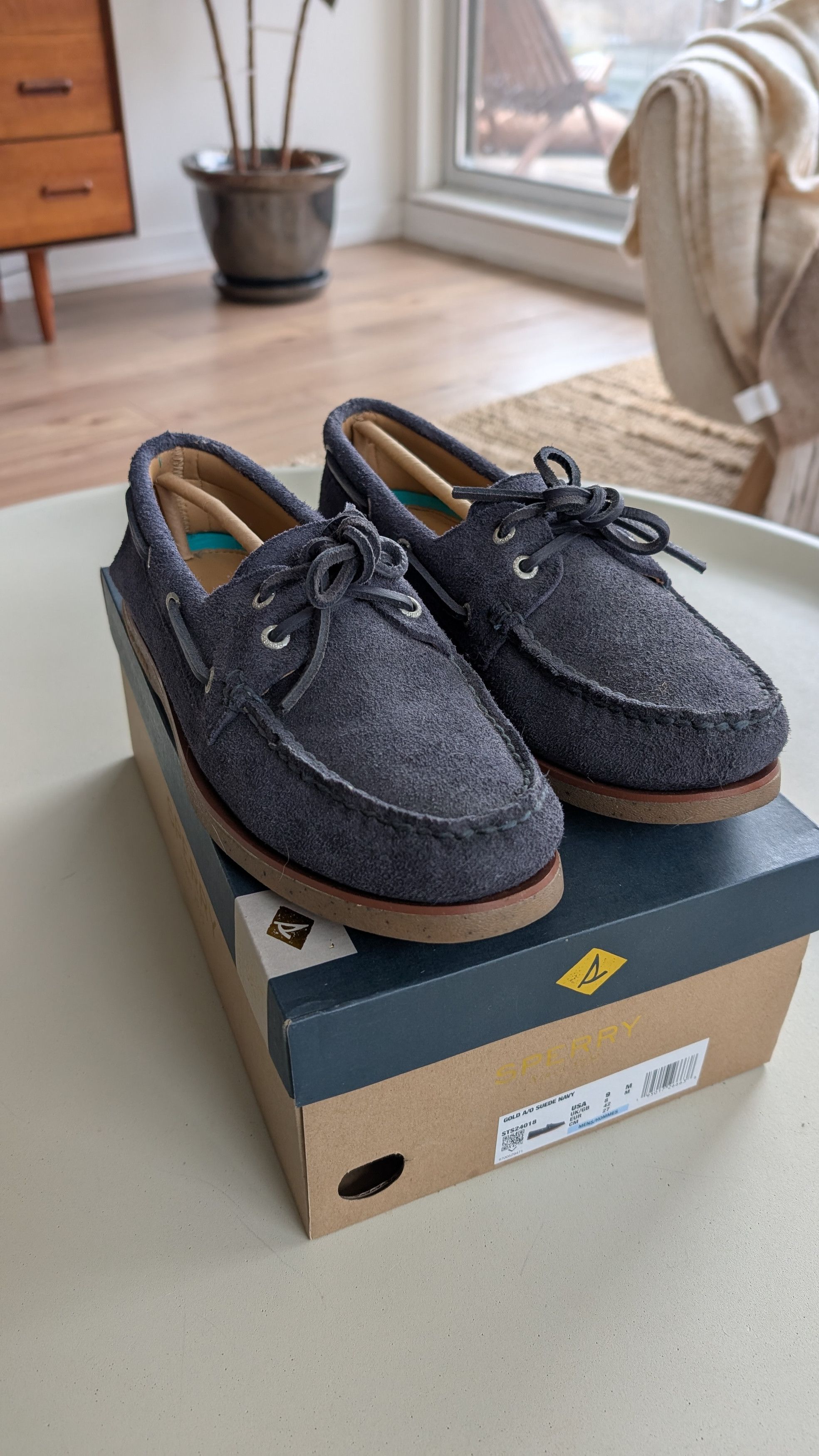 Sperry Sperry Gold Cup A/O Suede - Navy - 9 Size US 9 / EU 42 - 1 Thumbnail