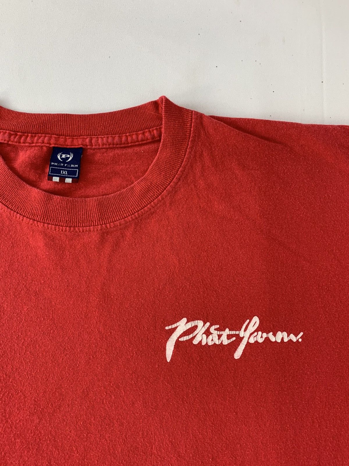 Phat Farm Hype Phat Farm Hip Hop Lifestyle Printed Red Tee T shirt Size US XXL / EU 58 / 5 - 5 Thumbnail