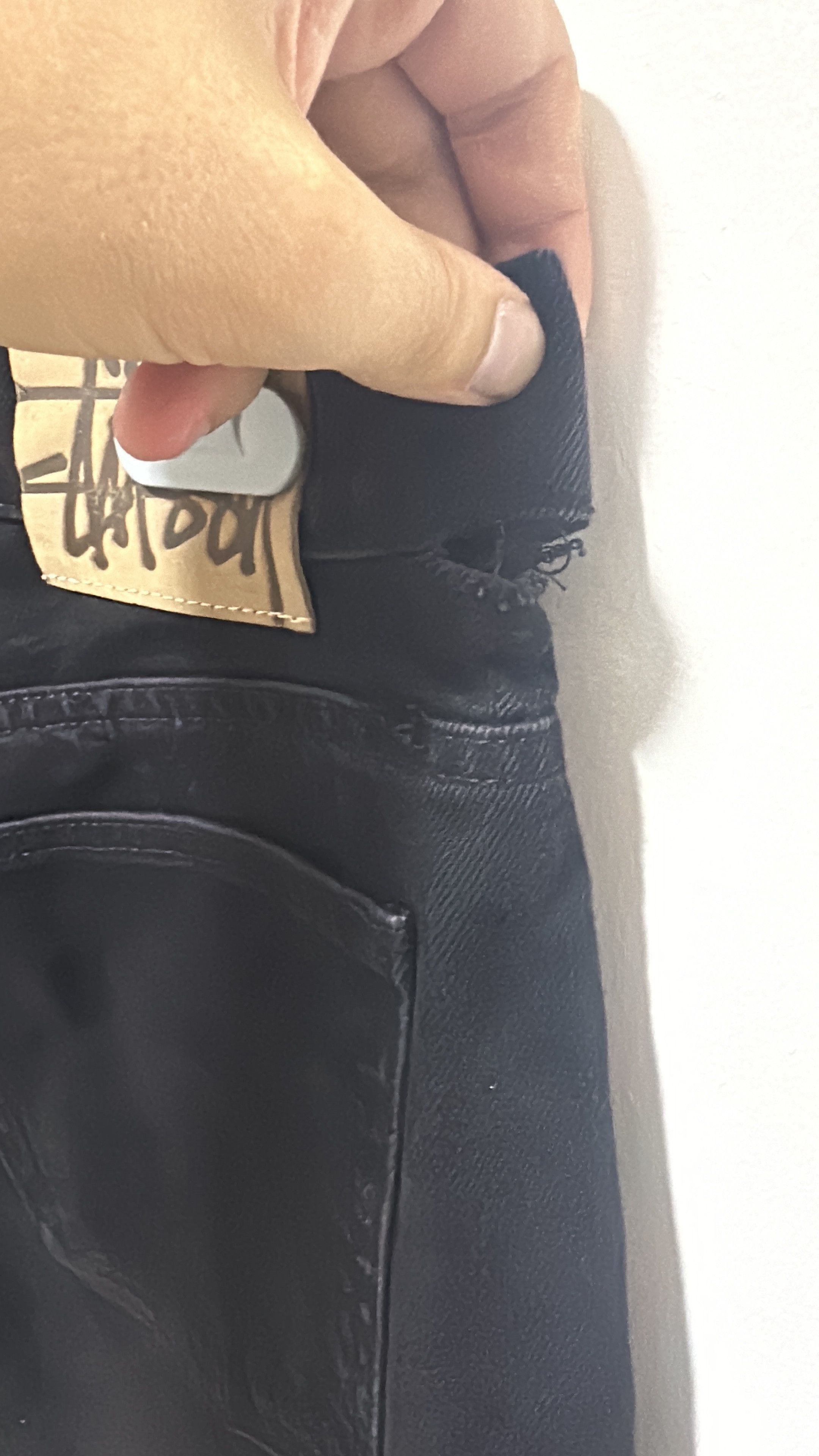 Stussy Stussy Swirl Logo Big Ol Jean Black Size 36 Size US 36 / EU 52 - 5 Thumbnail