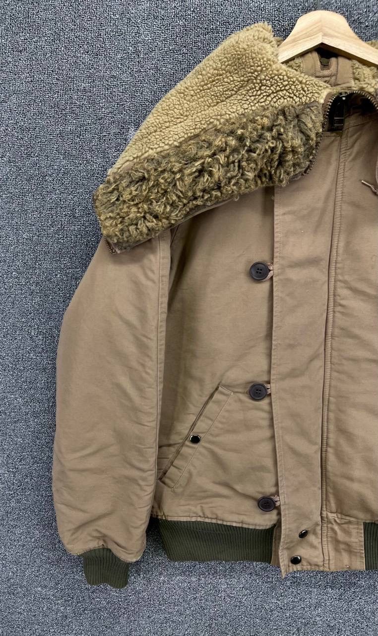Avirex Vintage Avirex Extreme Cold Weather Fur Hoodie Bomber Jacket Size US M / EU 48-50 / 2 - 4 Thumbnail