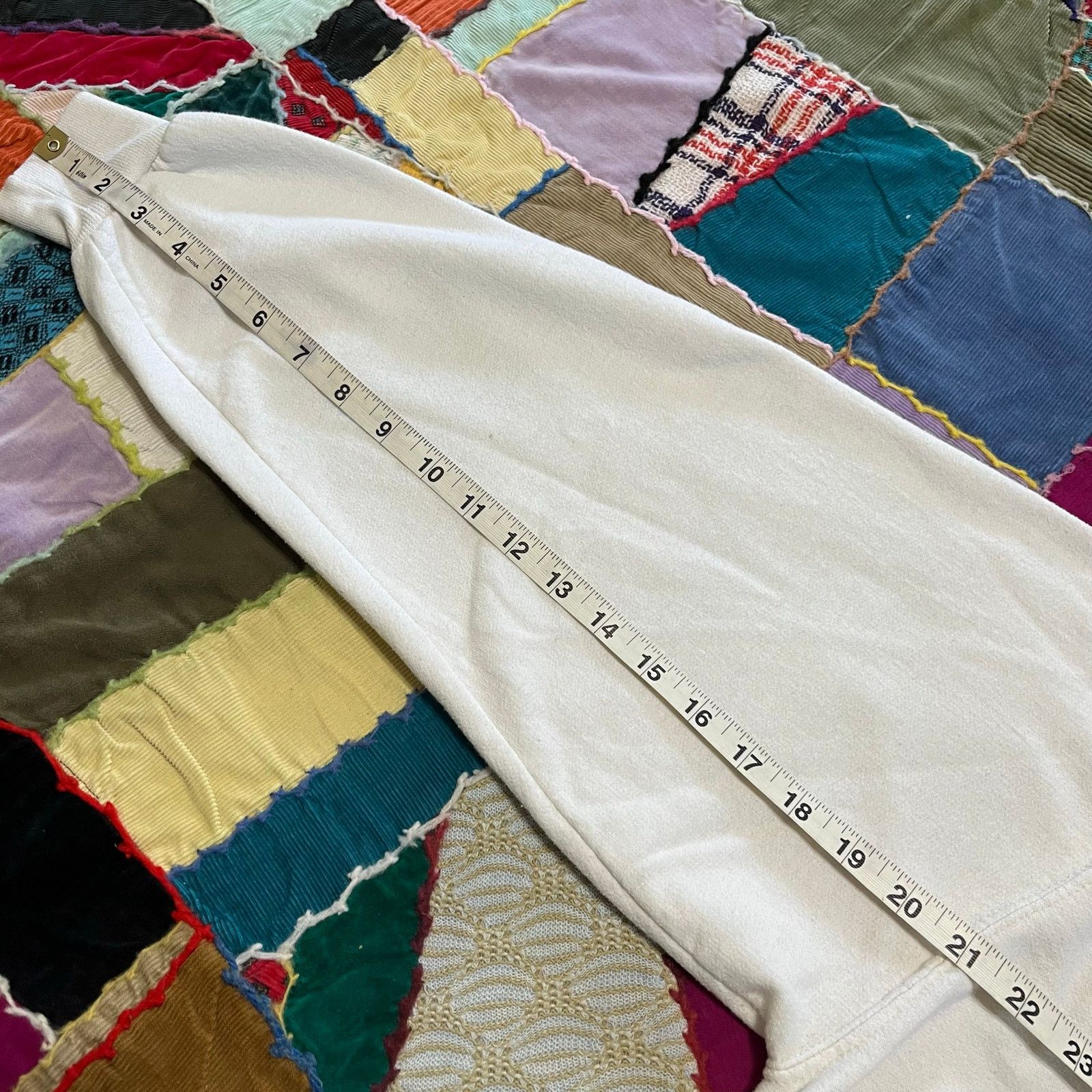 Other Pleasant Shade Autumn Fall Embroidered White Crewneck Large Size L / US 10 / IT 46 - 6 Thumbnail