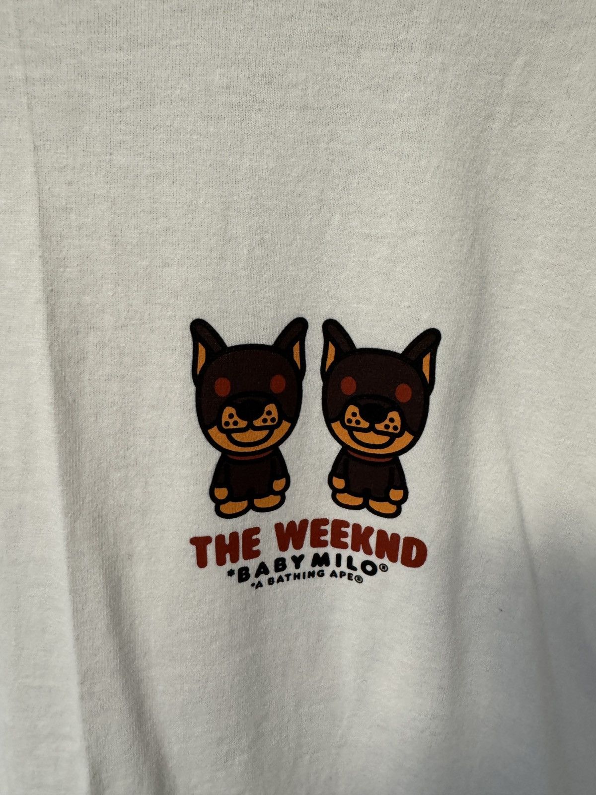 Bape × The Weeknd Rare collab The Weeknd X Bape long sleeve tee sz S Size S / US 4 / IT 40 - 4 Thumbnail