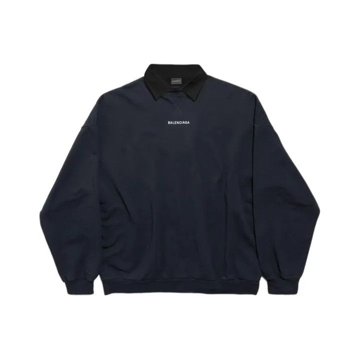 Balenciaga Balenciaga Winter Collection Embroidered Sweatshirt Size US S / EU 44-46 / 1 - 1 Thumbnail