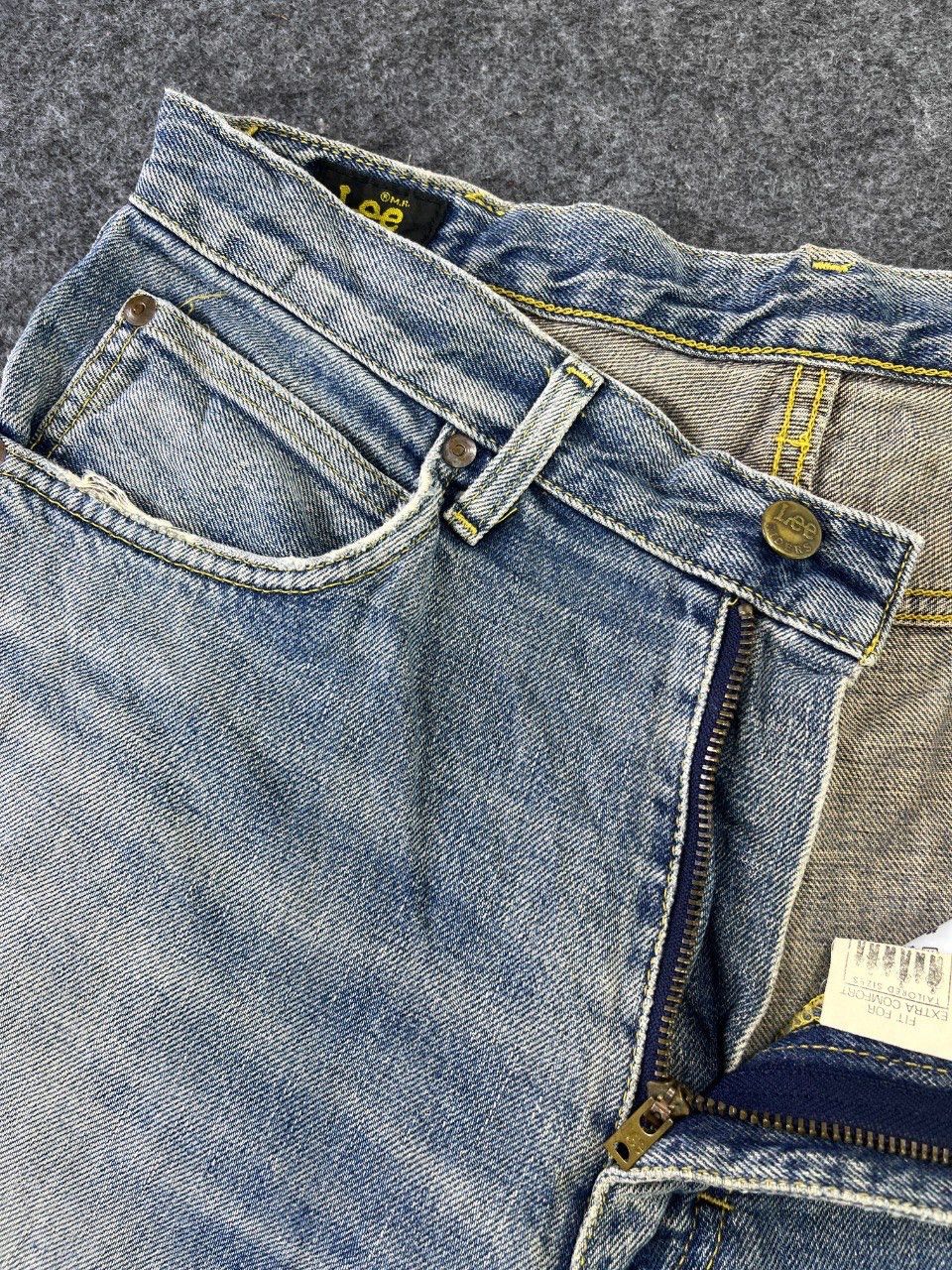 Lee Lee Rider Distressed Jeans J797 Size US 32 / EU 48 - 5 Thumbnail