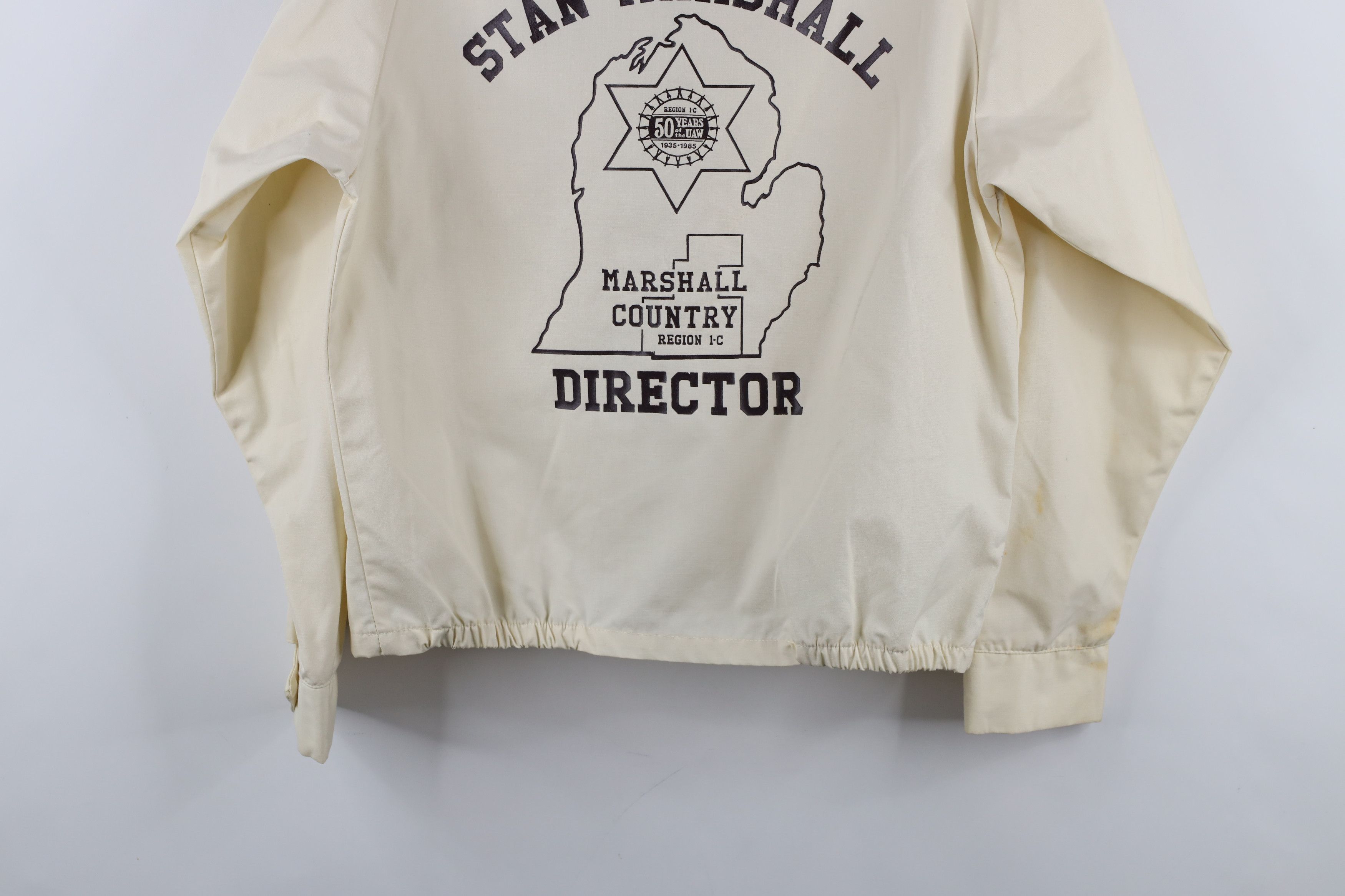 Vintage Vintage 80s UAW Marshall Country Region 1-C Racer Jacket USA Size US S / EU 44-46 / 1 - 19 Thumbnail