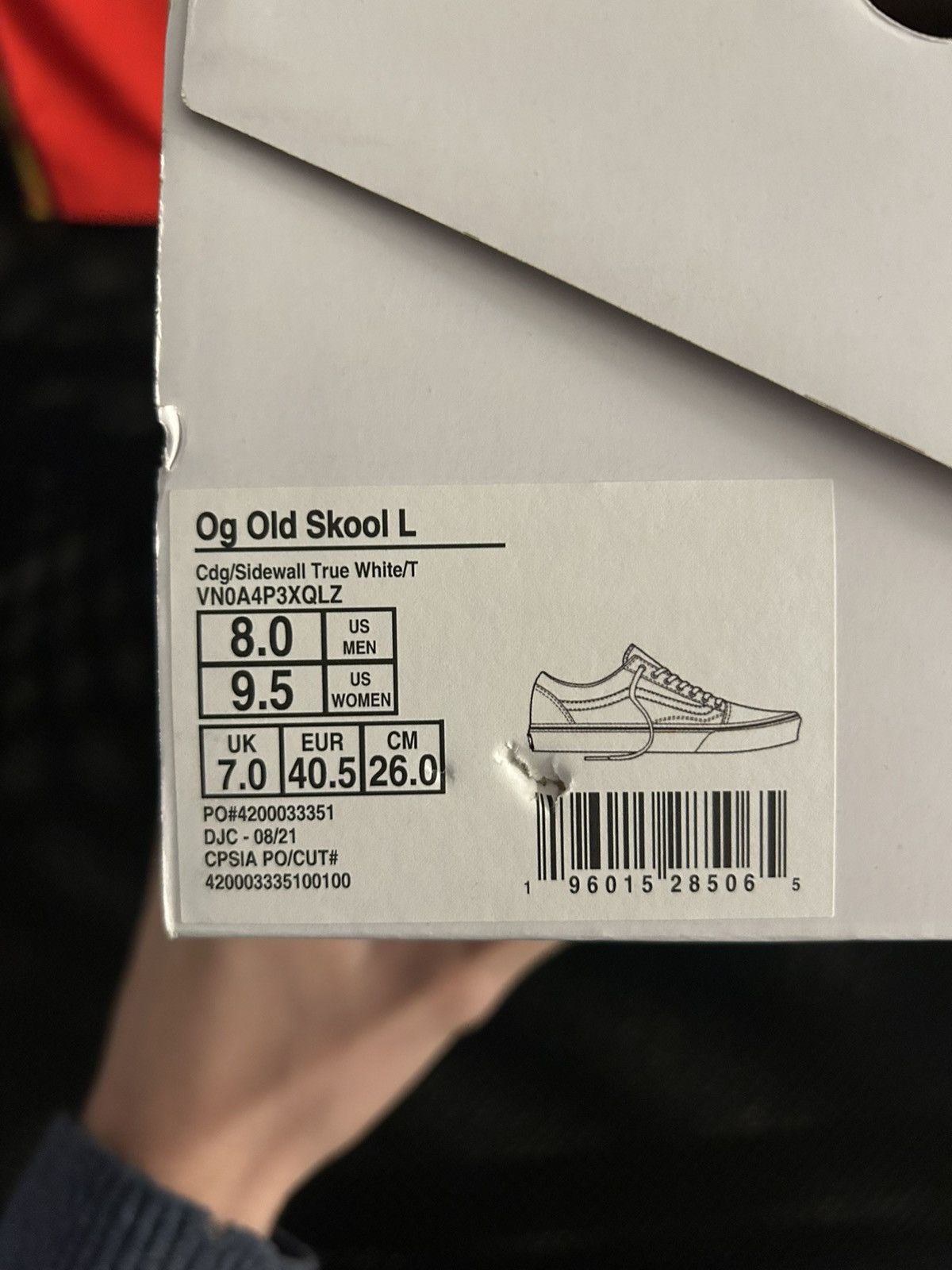 CDG by Comme des Garcons × Comme des Garcons × Vans CDG Vans Old Skool Size US 8 / EU 41 - 7 Thumbnail