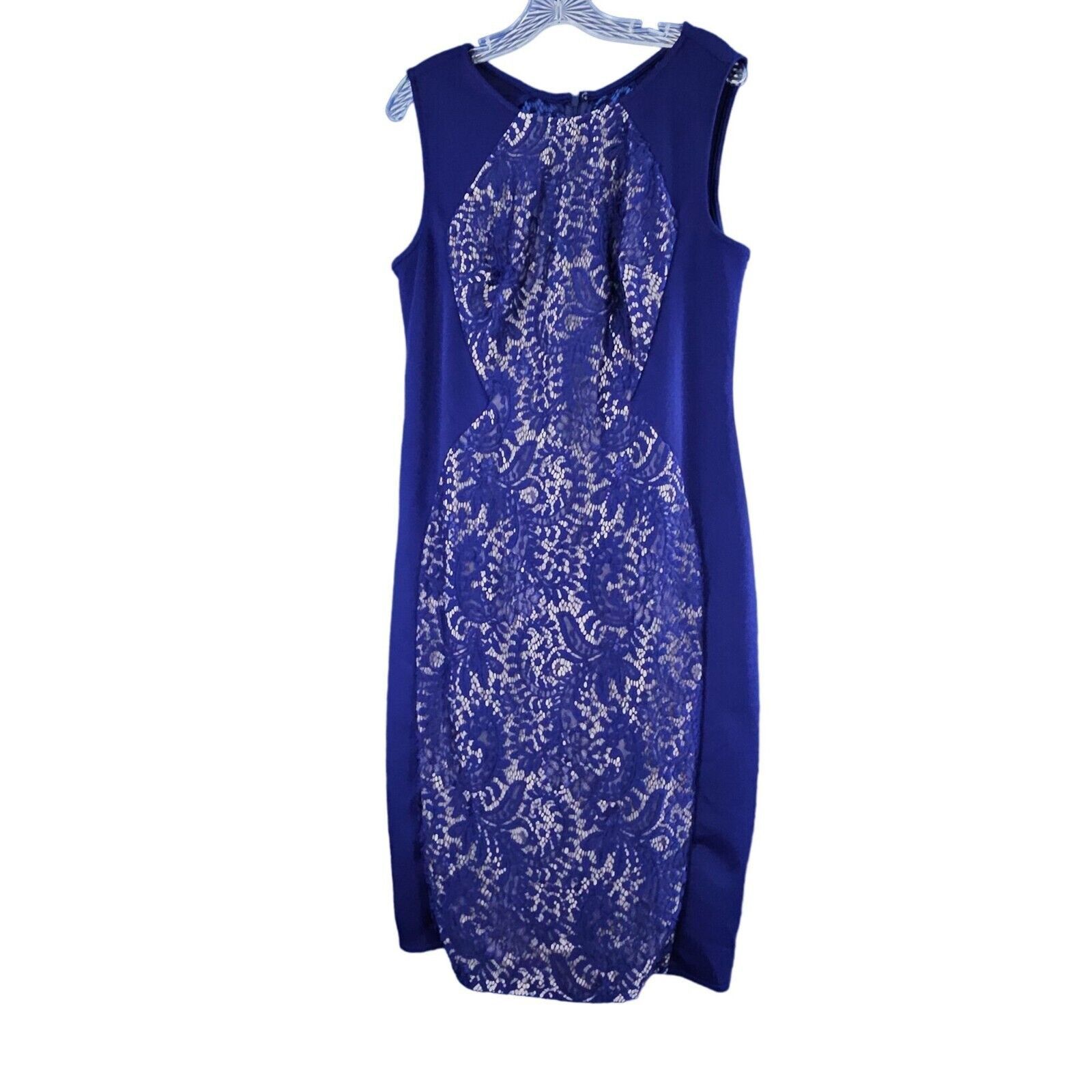 Other EUC Ever Pretty Classy Bodycon Sheath Dress Sz 14 Navy Size XL / US 12-14 / IT 48-50 - 1 Thumbnail