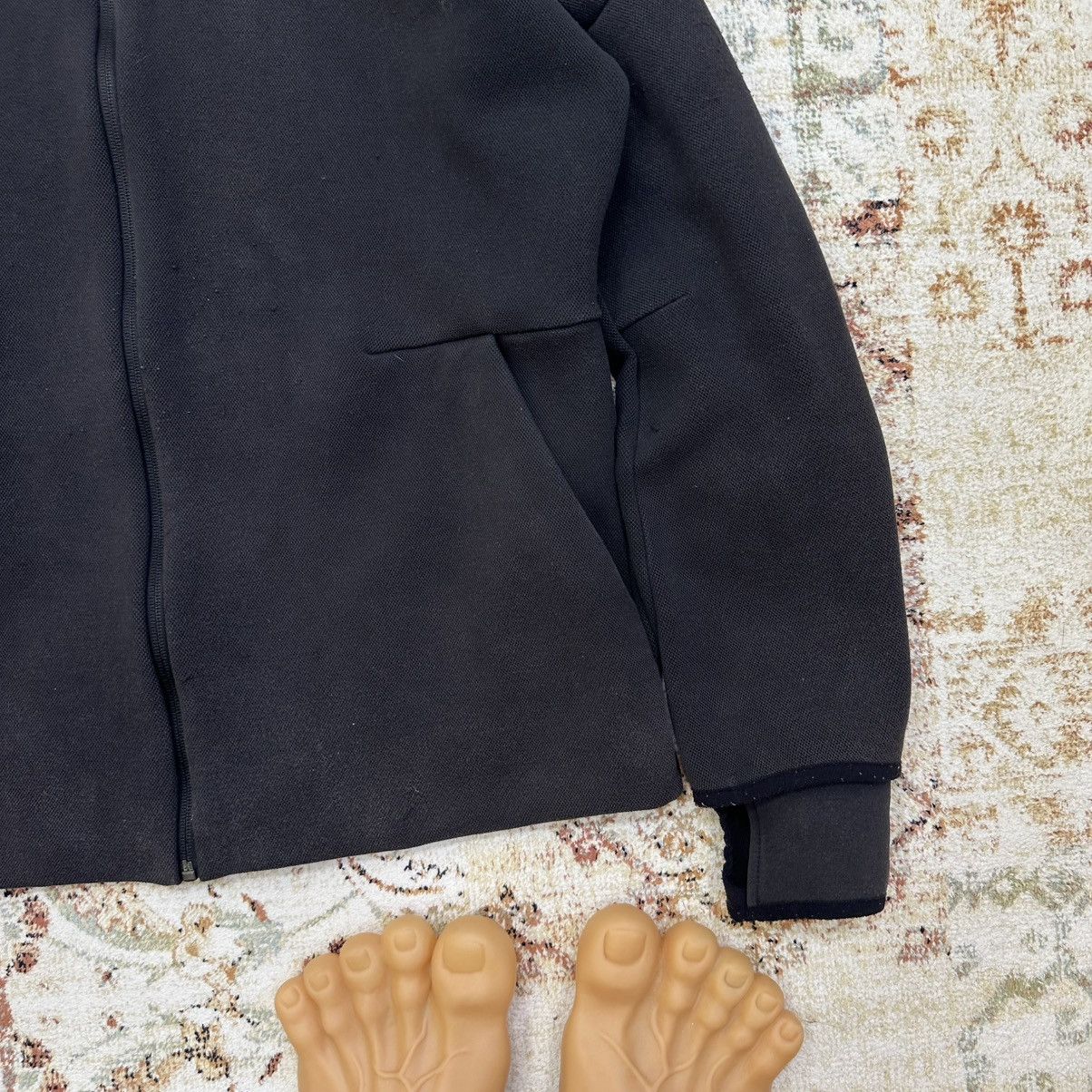 If Six Was Nine Vintage Adidas Zip Hoodie Sport-wear Trashed 00s Y2K Size US L / EU 52-54 / 3 - 4 Thumbnail