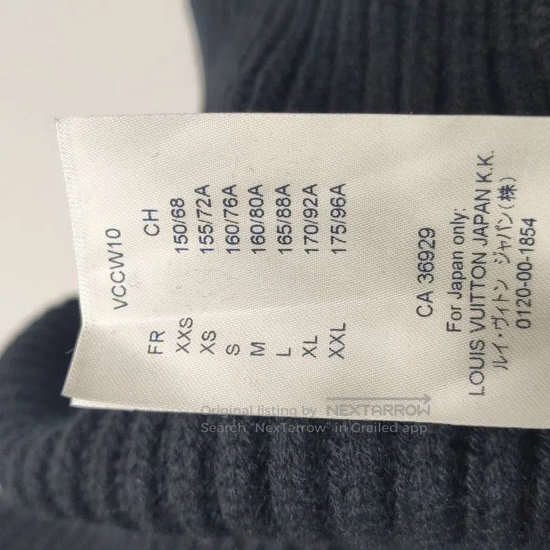 Louis Vuitton Louis Vuitton Black Logo Knit Sweater XS. Size US XS / EU 42 / 0 - 5 Thumbnail