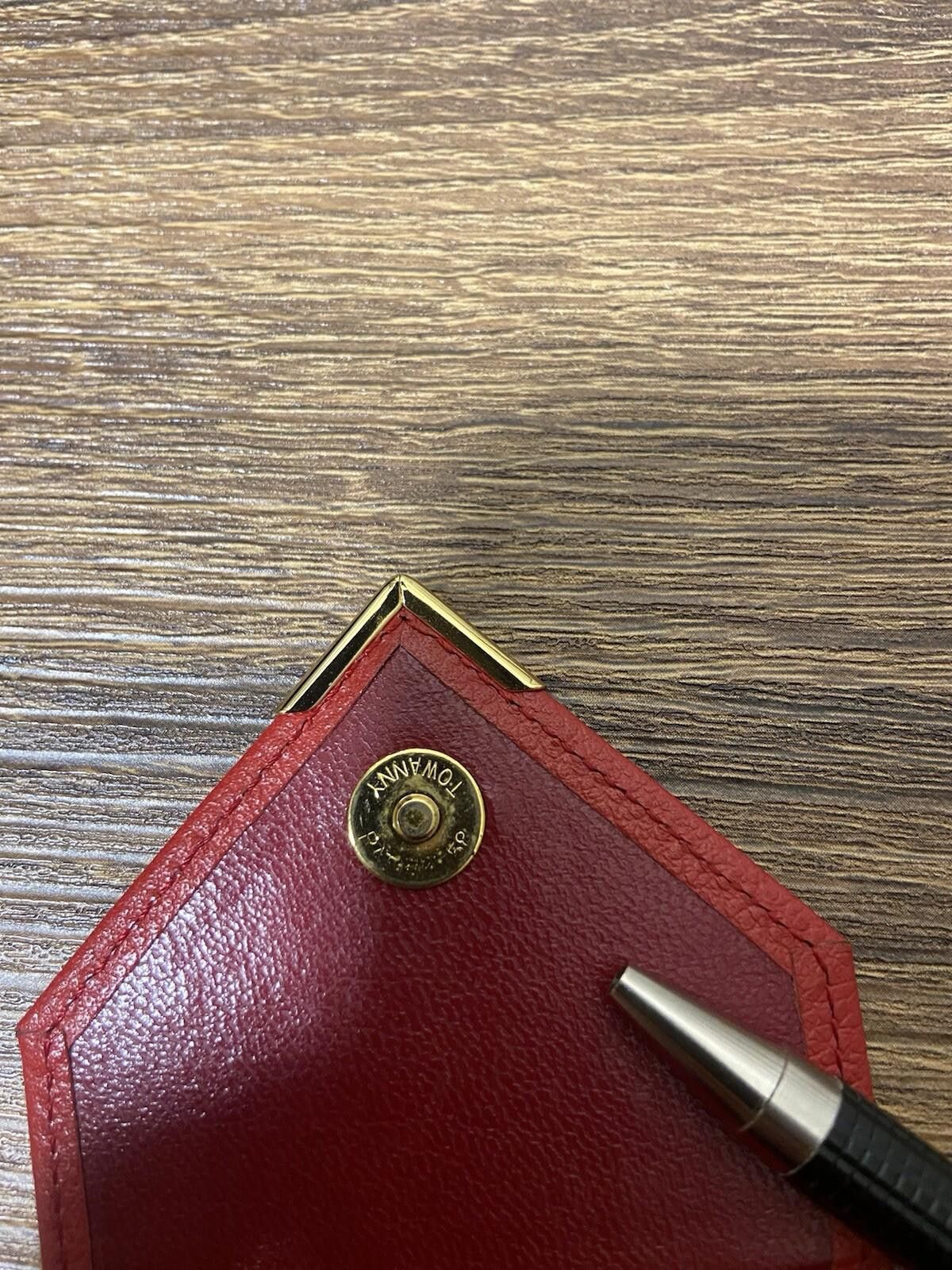 Saint Laurent Paris YSL Saint Laurent red gold cigarette case multi pouch, good Size ONE SIZE - 12 Thumbnail