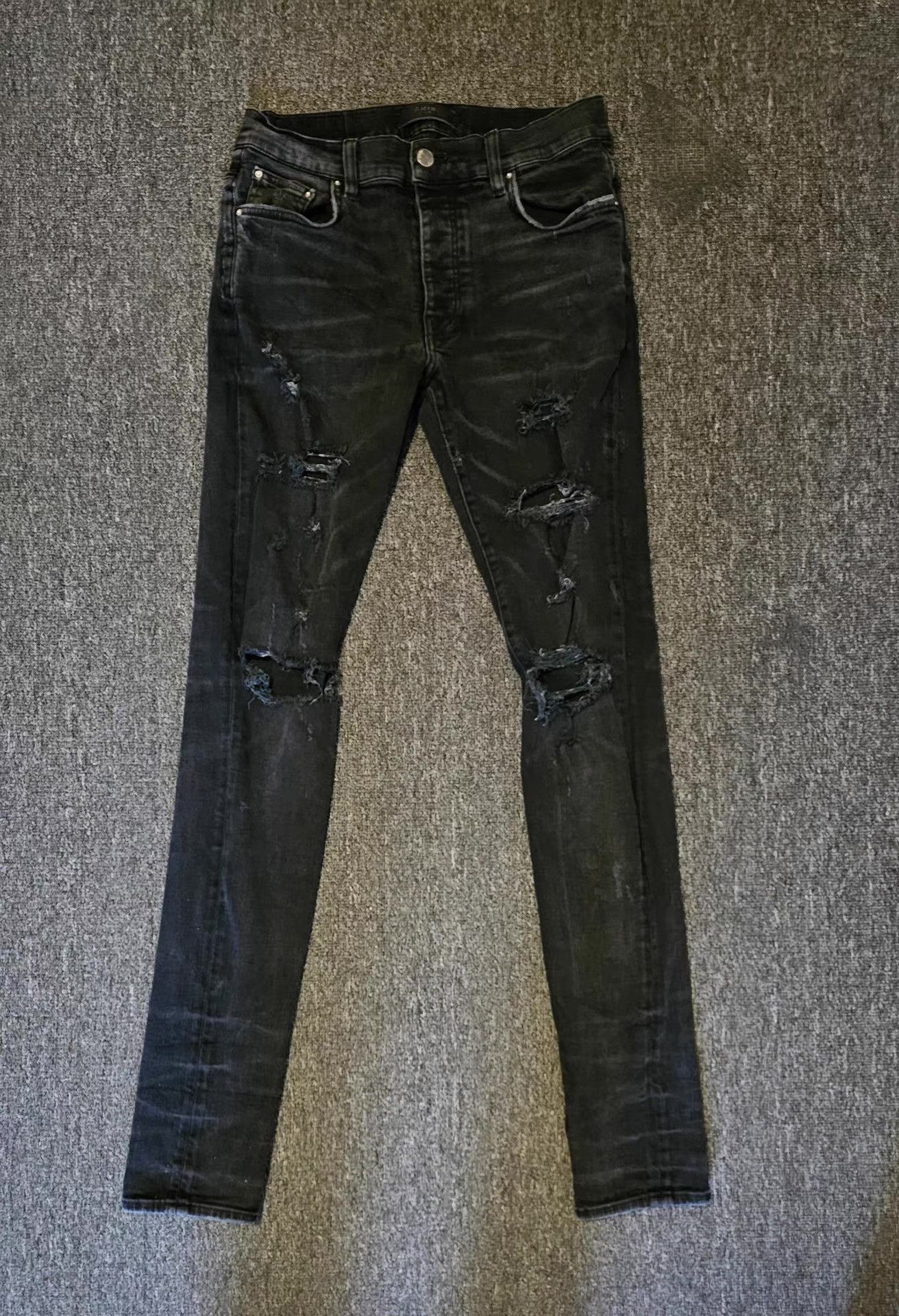 Amiri Amiri Distressed Jeans Size US 32 / EU 48 - 1 Thumbnail