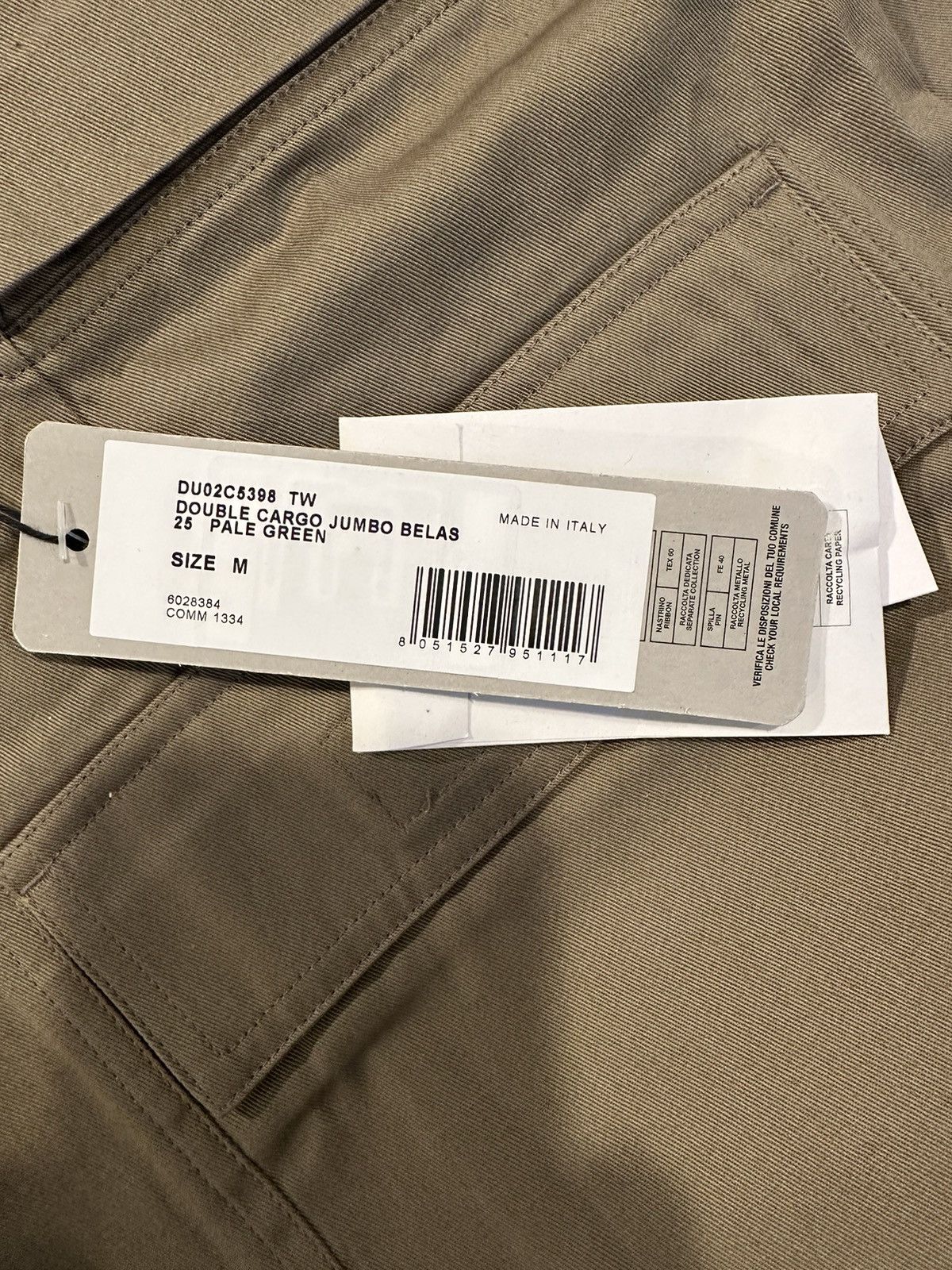 Rick Owens Drkshdw Rick owens drkshdw double cargo jumbo belas green medium Size US 32 / EU 48 - 6 Thumbnail