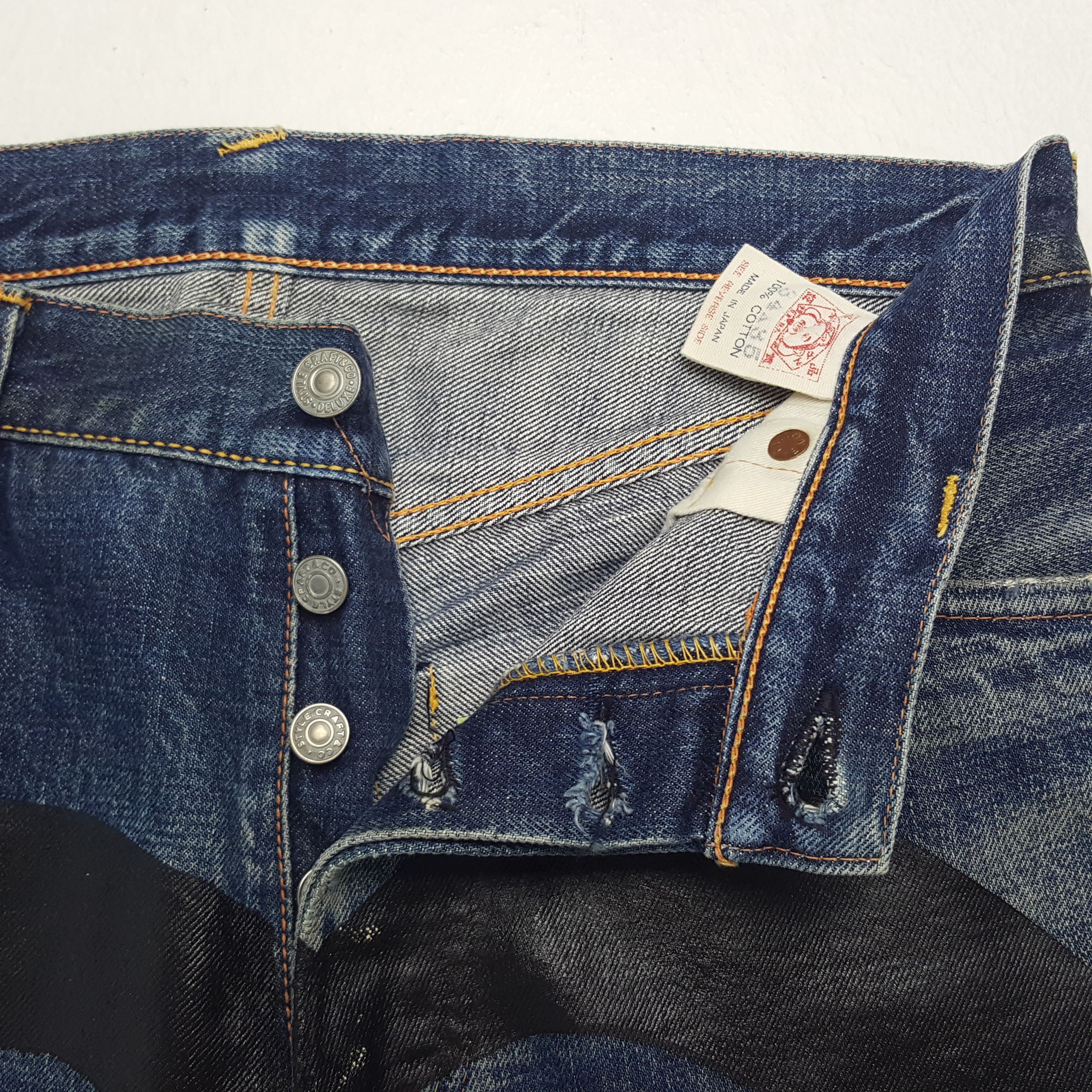 Evisu × Japanese Brand Vintage Evisu Japan Selvedge Custom Daicock Denim Jeans Size US 29 - 13 Thumbnail