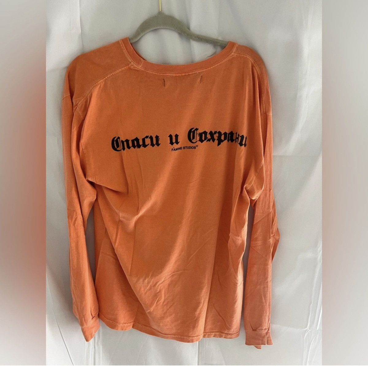Other 2019 Famine USA Orange L/S T-Shirt Size US L / EU 52-54 / 3 - 4 Thumbnail