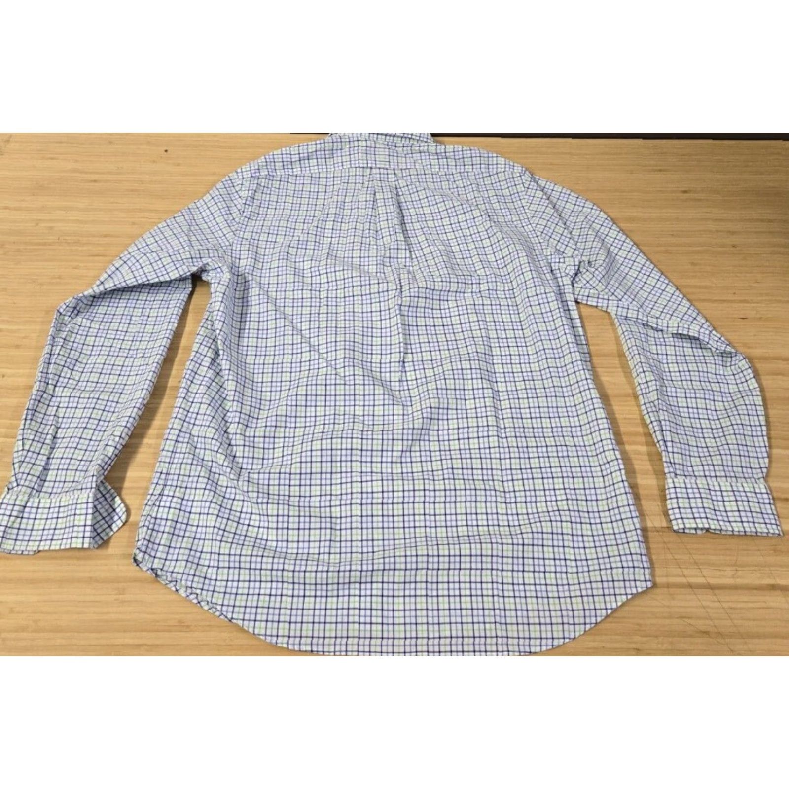 Polo Ralph Lauren Polo Ralph Lauren Shirt Men's Large Blue Green Classic Fit Button Down Plaid Size US L / EU 52-54 / 3 - 5 Thumbnail
