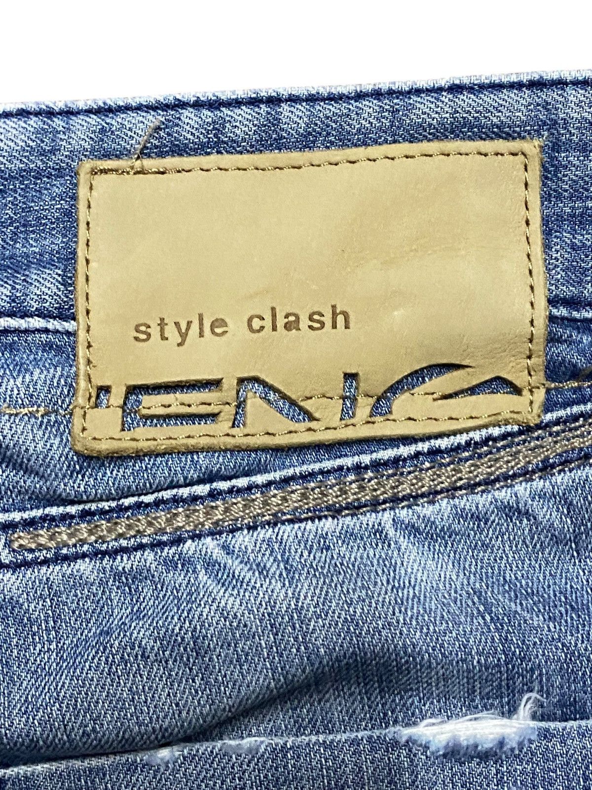 If Six Was Nine Streetwear Y2K Energy Faded Wash Seditionary Loose Jeans Size US 30 / EU 46 - 22 Thumbnail