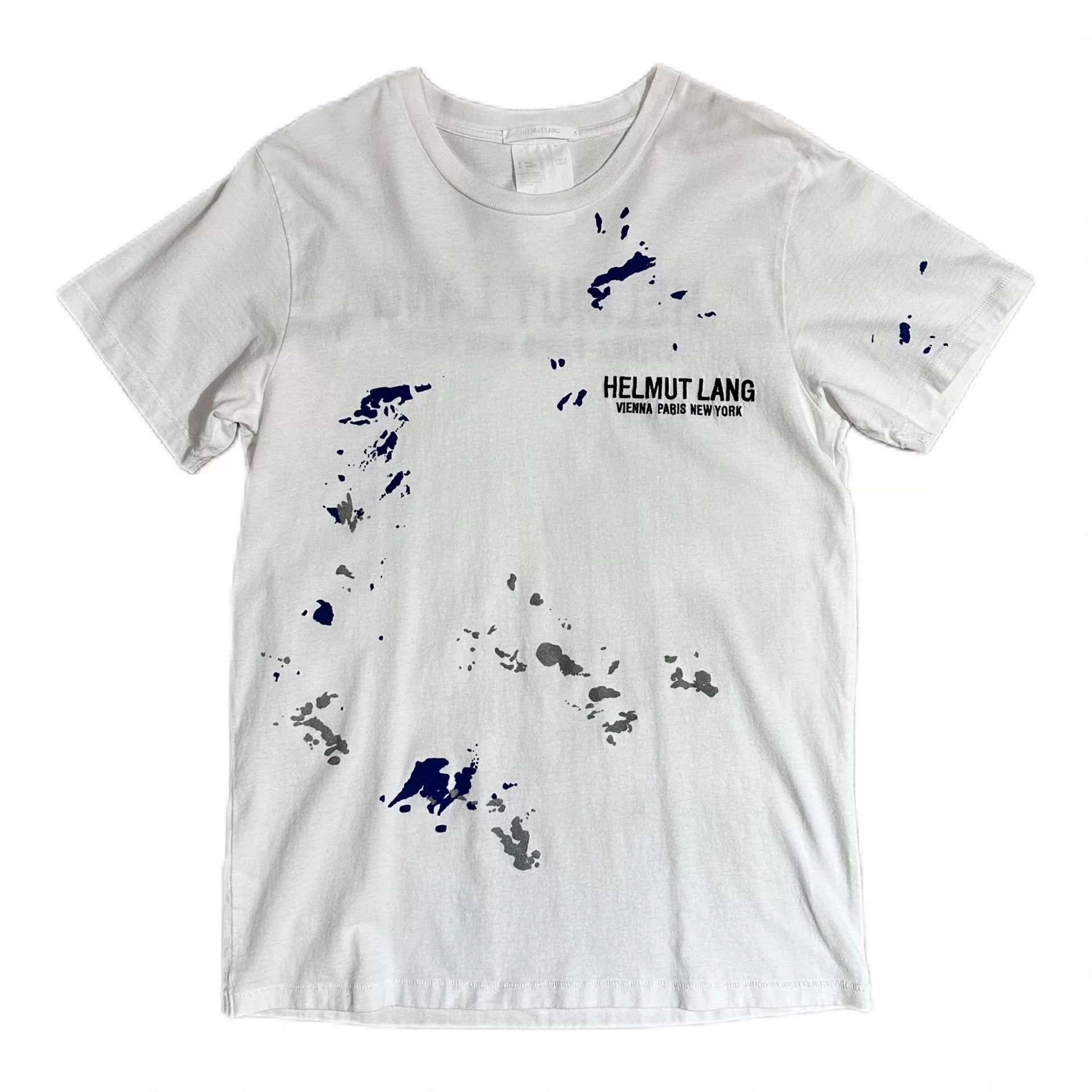 Helmut Lang Helmut Lang Ink Splatter Short Sleeve Size US M / EU 48-50 / 2 - 1 Thumbnail