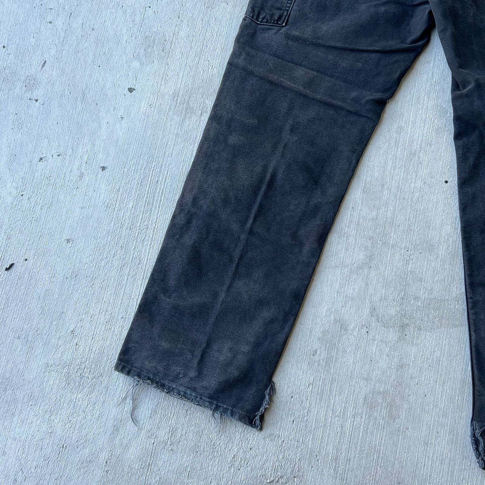 Carhartt × Vintage Carhartt faded black double knee work wear carpenter pants Size US 27 - 10 Thumbnail