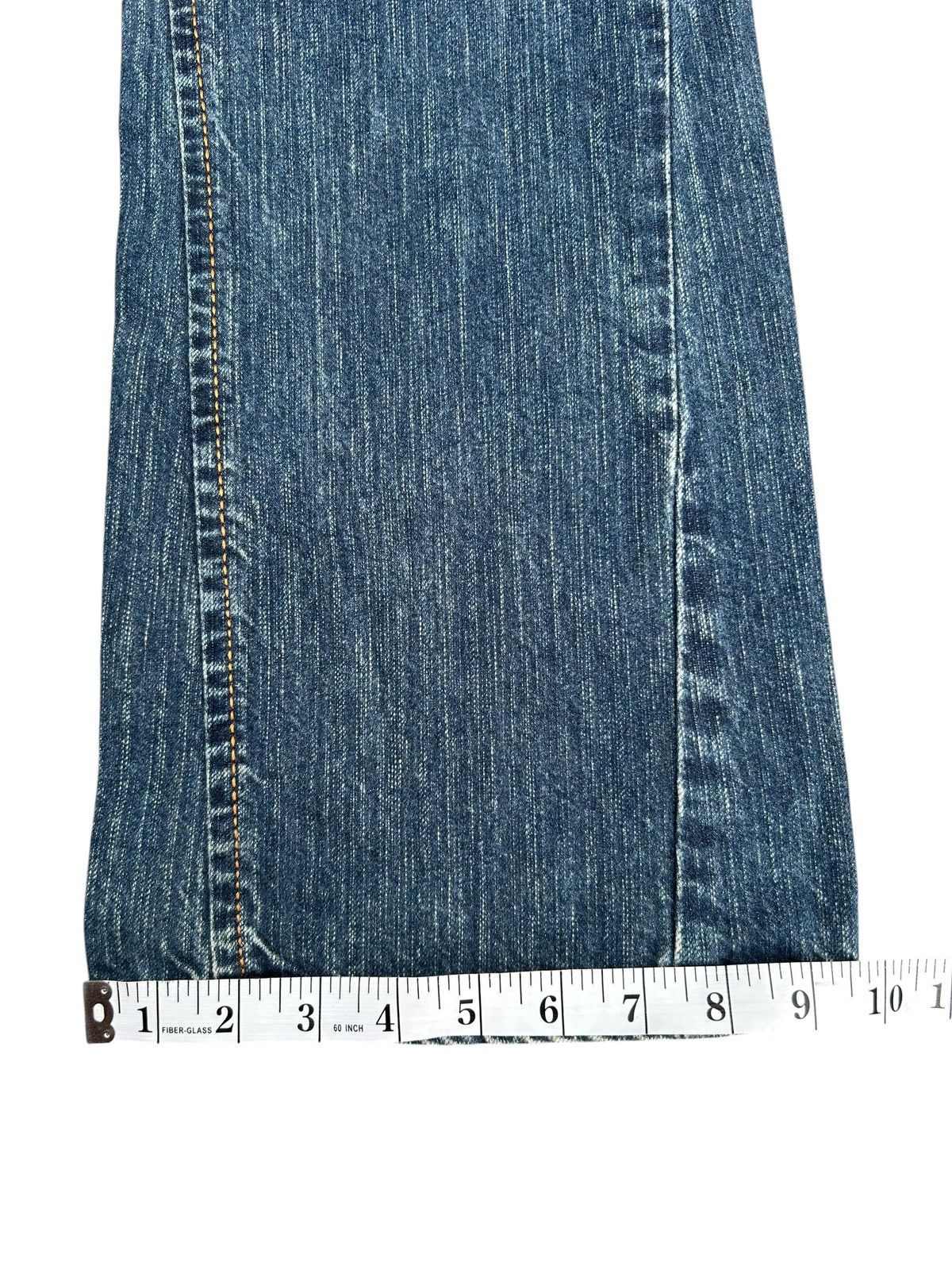 Kapital FLARE EDWIN XVS NAVAJO HIPPIES STYLE FADED & RUSTY DENIM Size US 33 - 20 Thumbnail