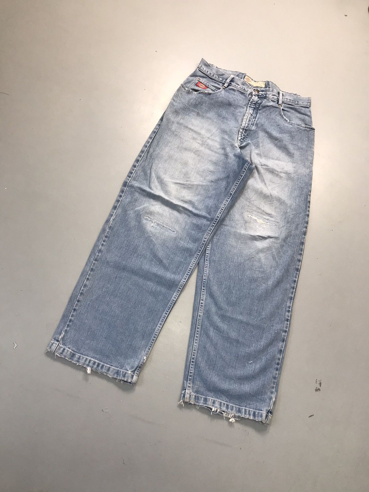 Dickies Vintage dickies big daddy damaged denim Size US 34 / EU 50 - 3 Thumbnail