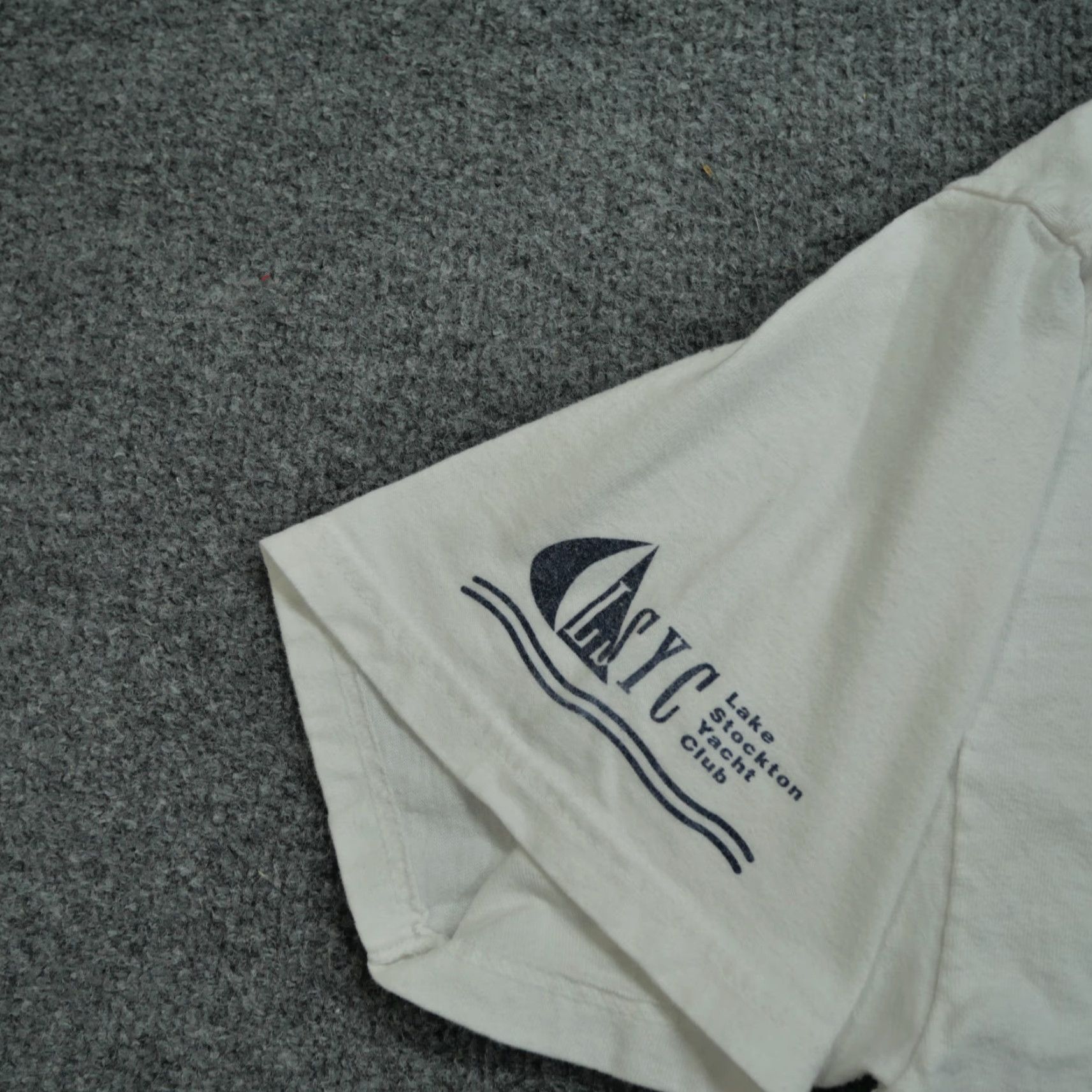 Hanes VINTAGE Missouri Governors Cup Adult Large White Yacht Sailing 1999 90s Nike Shirt Mens L White 1990s? Size US L / EU 52-54 / 3 - 4 Thumbnail