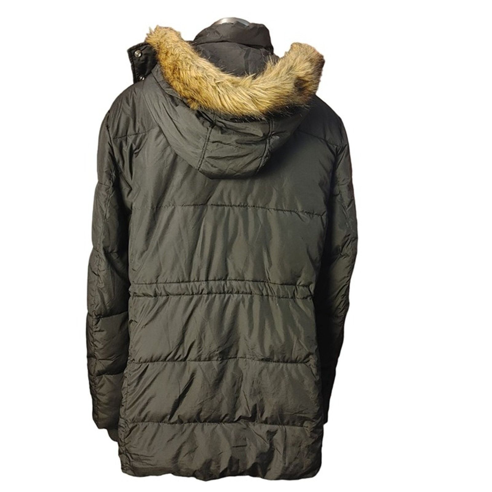 Route 66 Route 66 Original Clothing Co Womens Black/Fur Lined Hood Pa Size XL / US 12-14 / IT 48-50 - 2 Thumbnail