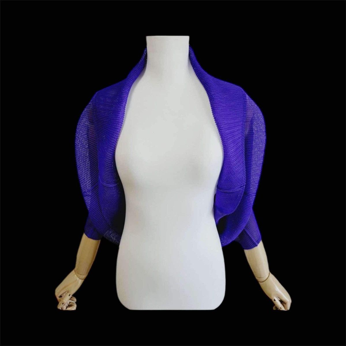 Issey Miyake × Japanese Brand × Pleats Please Issey Miyake 🔥Rare Issey Miyake Pleats Please Deformed Pleated Cardigan Size US XL / EU 56 / 4 - 3 Thumbnail