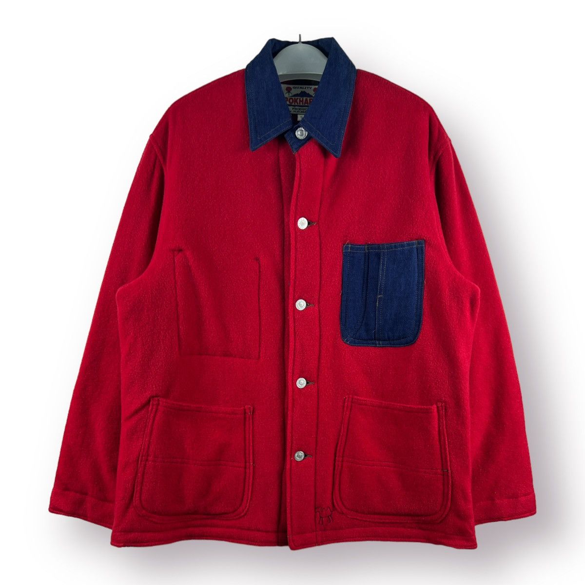 Blue Blue Japan 🔥 POKHARA by H.R. MARKET WOOL CHORE JACKET - S Size US S / EU 44-46 / 1 - 1 Thumbnail